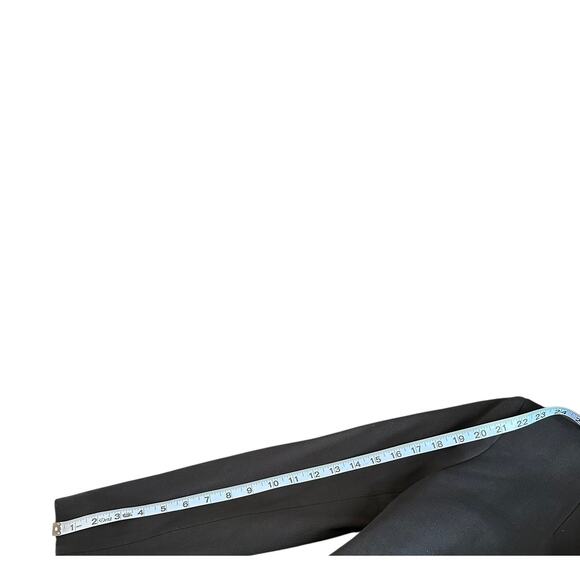 J.Crew Black Stretch Twill Basic Classic Classy Open Going‎ Out Blazer Size 0 - Picture 10 of 11